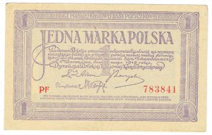II RP, 1 marchio polacco 1919 PF