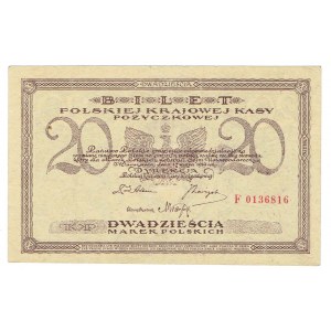 II RP, 20 marks polonais 1919 F