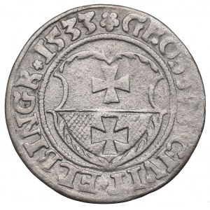 Sigismund I. der Alte, Grosz 1533, Elbląg
