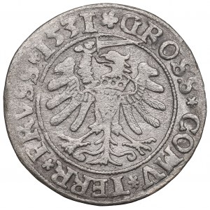 Sigismund I. der Alte, Pfennig für die preußischen Länder 1531, Toruń - PRVS/PRVSS