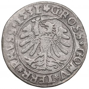 Sigismund I. der Alte, Pfennig für die preußischen Länder 1531, Toruń - PRVS/PRVSS