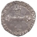 France/Poland, Henri III, 1/4 ecu 1585, Rennes
