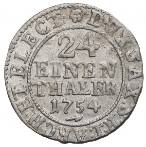 August III Sas, 1/24 tolaru 1754, Drážďany
