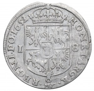 Jan II Kazimierz, Ort 1653, Wschowa - przebitka daty