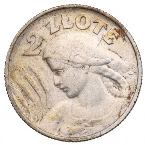 II RP, 2 oro 1924 (lettera H), Donna e orecchie Birmingam