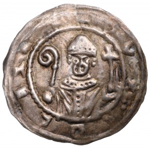Bolislaus V, Bracteat - knight with standard