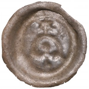 Unbestimmter Bezirk, 13. Jahrhundert Brakteat, Hostie (Kelch auf sternförmigem Sockel und Kreuz) - RARE