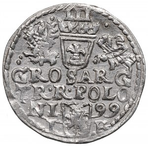 Sigismund III Vasa, Trojak 1599, Olkusz, DG R / POLO - SCHÖN