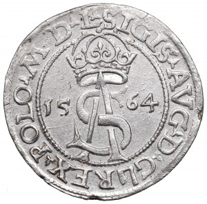 Zikmund II August, Trojak 1564, Vilnius - KRÁSNÝ