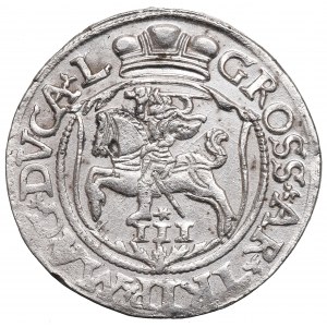 Zygmunt II August, Trojak 1564, Wilno - PIĘKNY