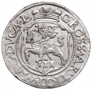 Žigmund II August, Trojak 1564, Vilnius - KRÁSNY