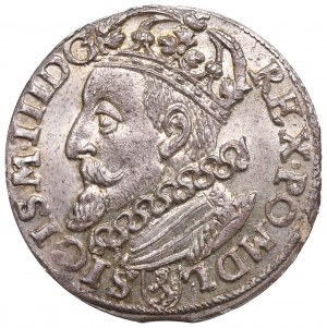 Sigismondo III Vasa, Trojak 1601, Cracovia - ECCELLENTE