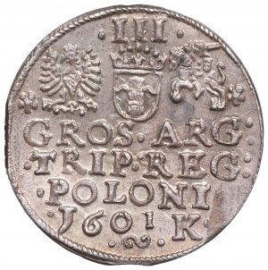 Sigismund III, 3 groschen 1601, Cracow