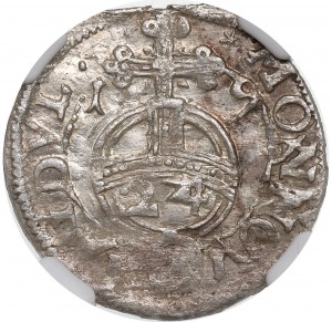 Sigismund III, 1/24 thaler 1619, Vilnius - NGC MS64