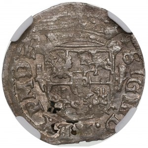 Sigismondo III Vasa, mezzo binario 1619, Vilnius, PMD / MAG DVL - RARO