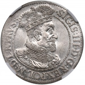 Zygmunt III Waza, Ort 1617, Gdańsk - NGC MS63