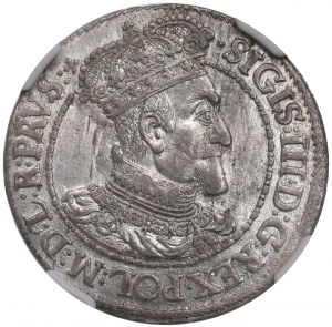 Sigismund III, 18 groschen 1616, Danzig - NGC MS63