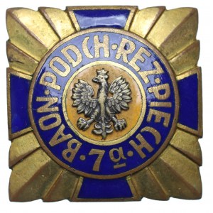 II RP, Badge of Baon of Infantry Reserve Cadets No. 7a, Jarocin