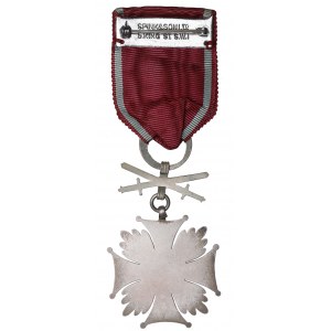 PSZnZ, Srebrny Krzyż Zasługi z mieczami - Spink