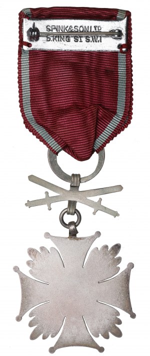 PSZnZ, Silver Cross of Merit with swords - Spink