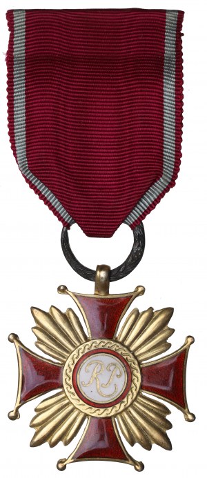 PSZnZ, Złoty Krzyż Zasługi - Spink&Son srebro