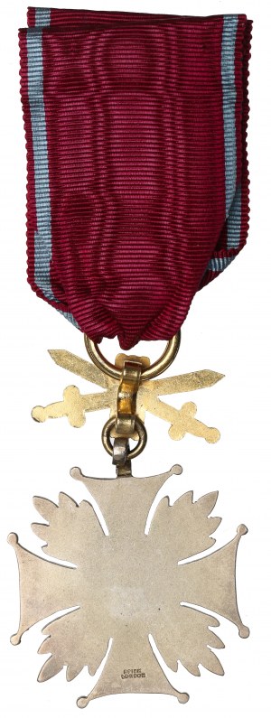 PSZnZ, Gold Cross of Merit with Swords - Spink&Son