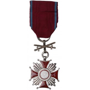 PSZnZ, Silbernes Verdienstkreuz mit Schwertern - Spink Silber