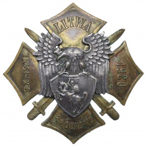 II RP, Čestný odznak armády strednej Litvy - vojenský ILUSTROVANÝ