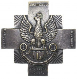 Polonia, distintivo commemorativo Disarmo di tedeschi e austriaci Zagłębie Dąbrowskie