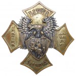 II RP, Odznaka pamiątkowa Wojsk Litwy Środkowej - cywilna ILUSTROWANA