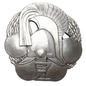 II RP, strieborný odznak žandárstva - podľa kapitána Czanerleho