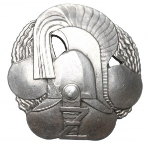 II RP, strieborný odznak žandárstva - podľa kapitána Czanerleho