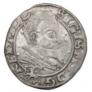 Sigismund III. Vasa, Pfennig 1597, Lublin - Porträt RARE