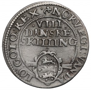 Denmark, 8 skilling 1608