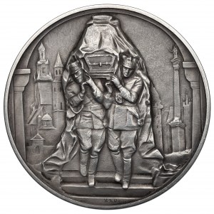 Second Republic, Medal of the 1st Anniversary of the Death of Józef Piłsudski 1936 - silver