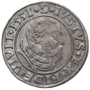 Kniežacie Prusko, Albrecht Hohenzollern, Grosz 1531, Königsberg