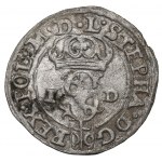 Stefan Batory, shilling 1586, Olkusz - NH sur couronne
