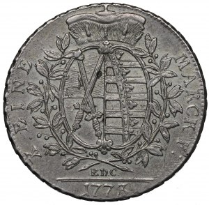 Germany, Saxony, Thaler 1773