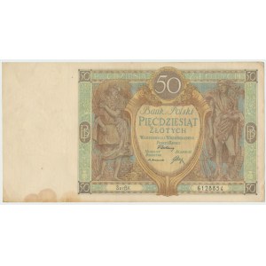 II RP, 50 złotych 1929 B.K.