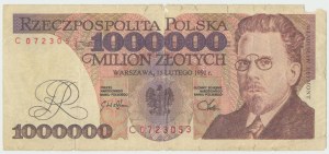 Terza Repubblica, 1 milione di zloty 1991 C - falsificazione non scoperta