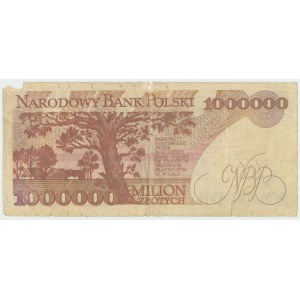 Dritte Republik, 1 Million 1991 C-Zloty - Fälschung nicht entdeckt