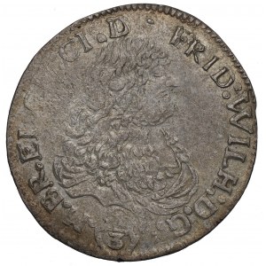 Allemagne, Prusse, 1/3 thaler 1668