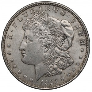 USA, Morganův dolar 1921