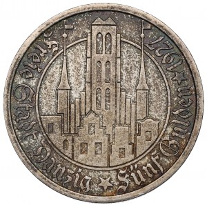 Freie Stadt Danzig, 5 Gulden 1927