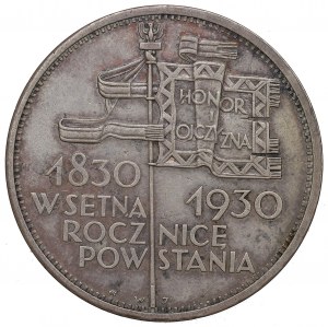 II Republic of Poland, 5 zloty 1930 November uprising