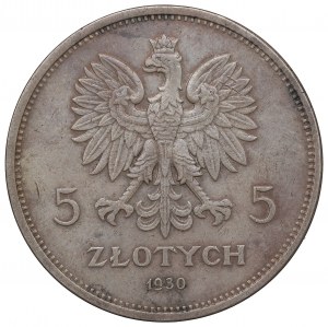 II RP, 5 zlotých 1930 Banner