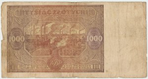 People's Republic of Poland, 1000 zloty 1946 A.