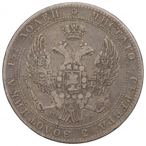 Ruské dělení, Mikuláš I., 3/4 rublu=5 zlatých 1839 MW, Varšava