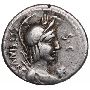 Römische Republik, M. Plaetorius M.f. Cestianus (67 v. Chr.), Denar