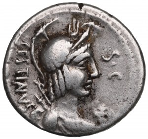 Rímska republika, M. Plaetorius M.f. Cestianus (67 pred Kr.), denár